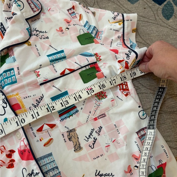 Kate Spade Printed New York Pajama Set M - Picture 6 of 8